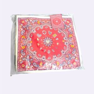 Brighton Red & Blue Paisley Bandana tote summer bag